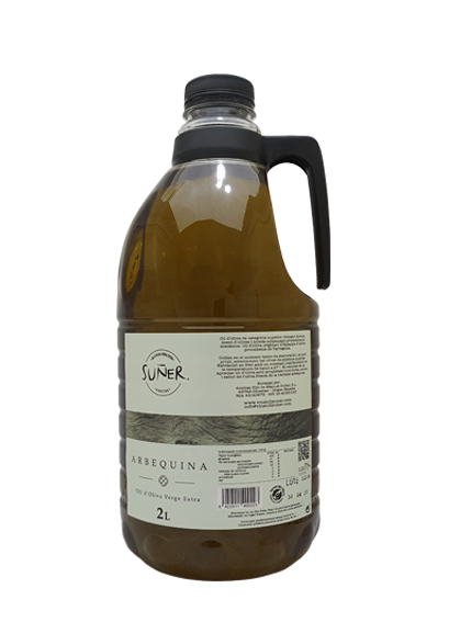 Fotografia de l'oli d'oliva verge extra d'Arbequina 2L.