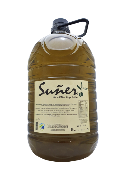 Fotografia de l'oli d'oliva verge extra de Empeltre 5L.