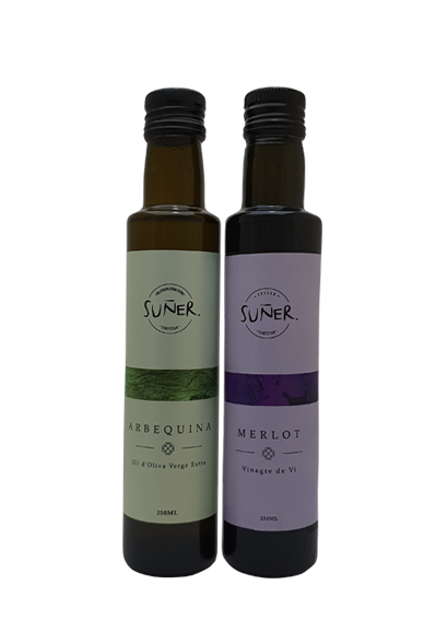 Fotografia de l'oli d'oliva Arbequina de 250 ml.