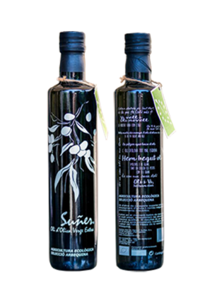 Oli d'Oliva Verge Extra Ecològic Arbequina 500 ml.