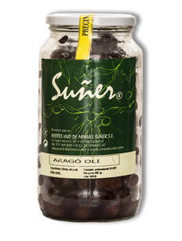 Olives Negres d'Aragó 600 gr.