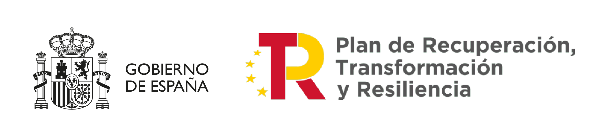 Logo Plan de Recuperación, Transformación y Resiliencia.